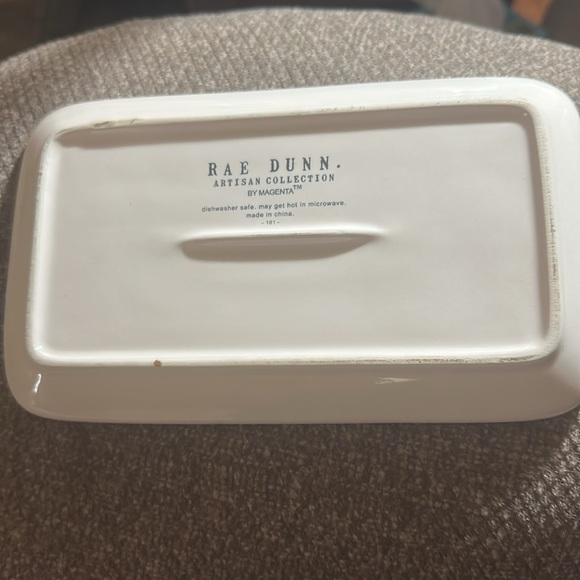 Rae Dunn Spread Butter Dish Ceramic Artisan Collection by Magenta - Picture 3 of 4